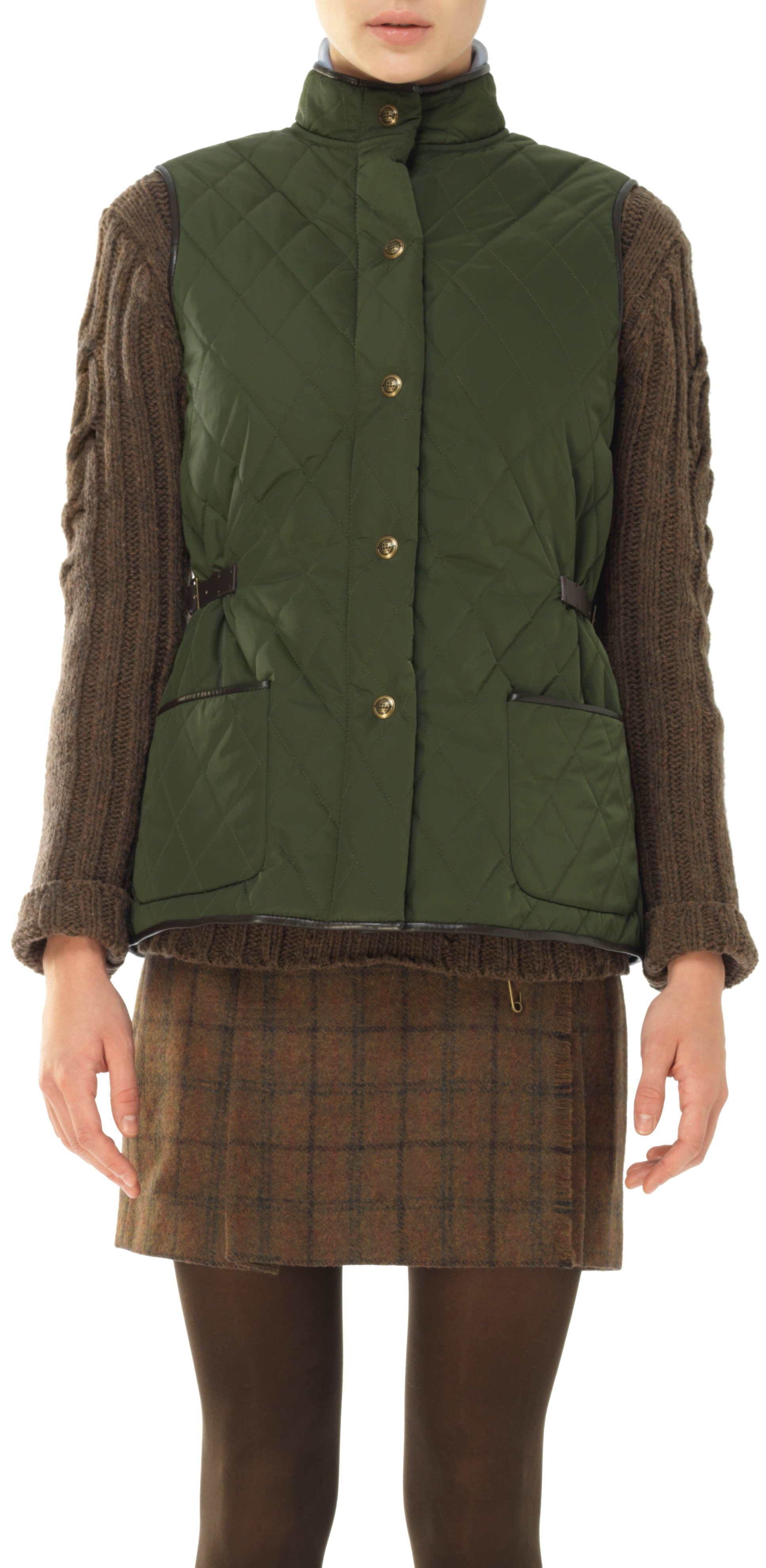 Green quilted vest Free shipping and returns on Women's Green Vests at dolcehouse.ml